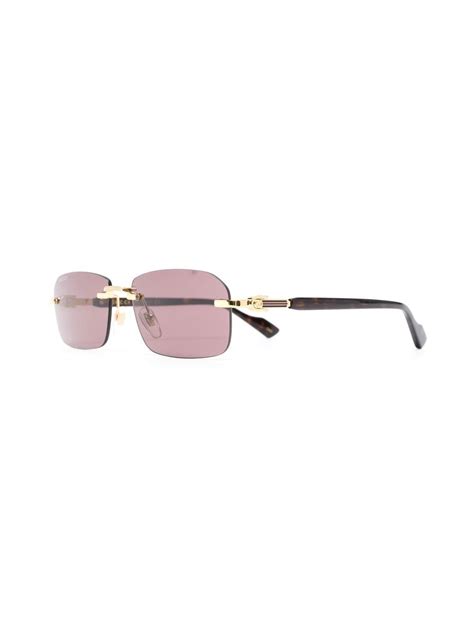 gucci bee glasses|gucci rimless glasses for women.